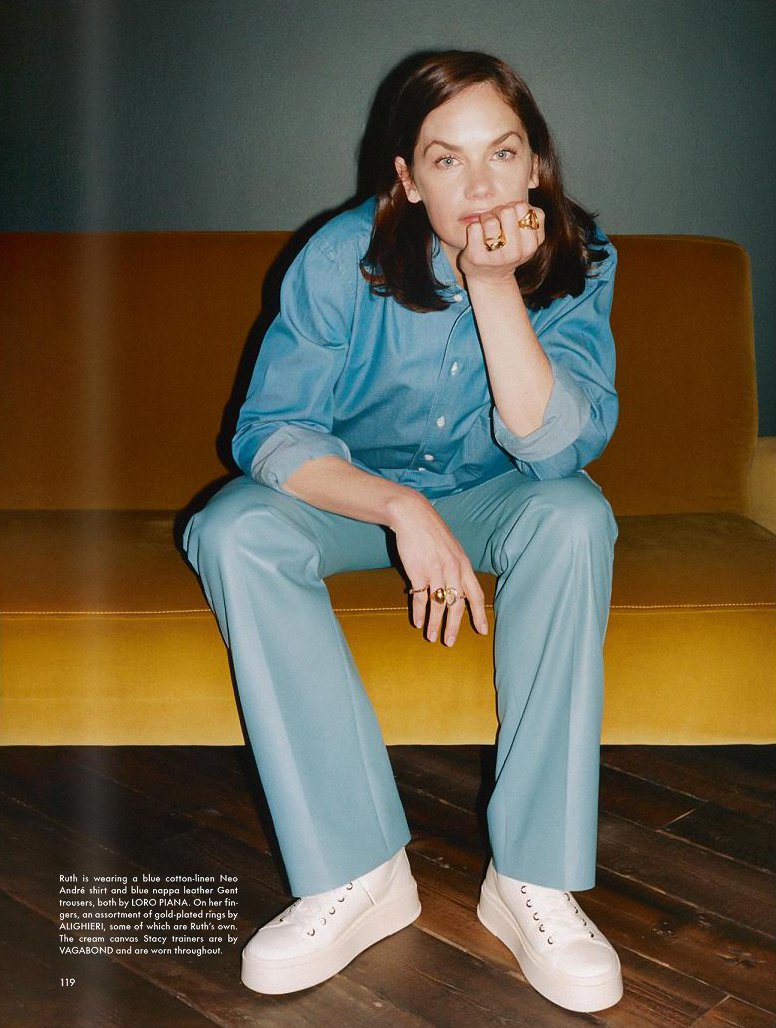 ruthwilsonposts's tweet image. Ruth Wilson photographed for The Gentlewoman magazine (2022)