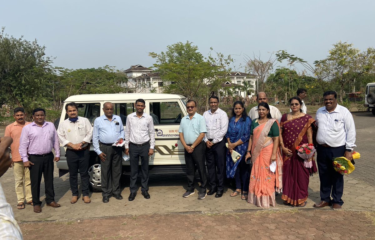 Asha_Optimist's tweet photo. Konkan Railway under its CSR activity provided Surveillance vehicle to DHO Off, Udupi, Karnataka which will help in constant vigilance for mitigating public health threat investigations, containment measures for emerging &amp; re-emerging infections of Malaria,  Dengue etc. @dcudupi https://t.co/hoHg4tPtyc