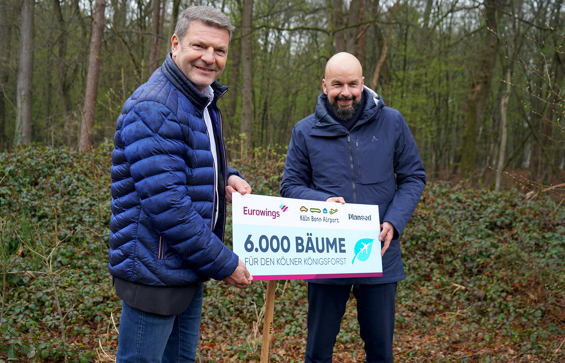 Together with <a href="/AirportCGN/">Köln Bonn Airport</a> we are planting 6,000 trees in the Königsforst. The reforestation of Cologne's nature reserve will contribute to protecting ecosystems and forests in the Rhineland. eurowin.gs/3uLpWUq
