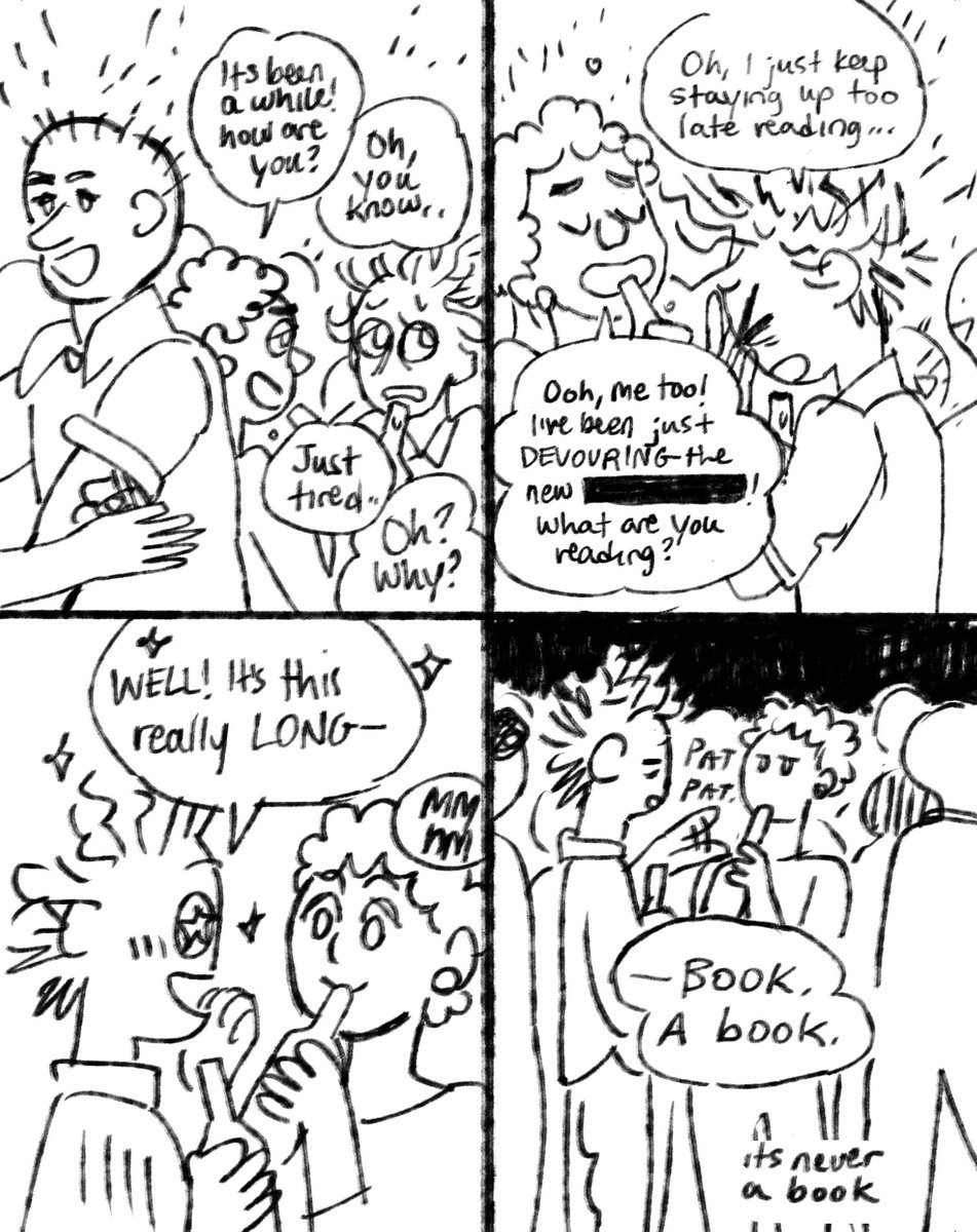fanfic life, cont'd
it's never a book 