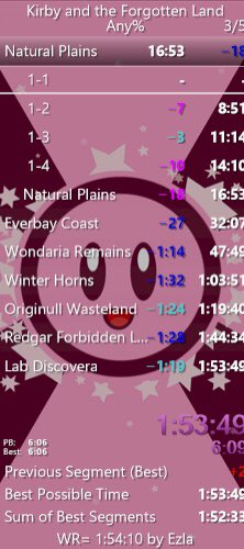 Demolition14141's tweet photo. 1:53:49, Kirby Forbidden Lands WR
WR finally belongs to an actual Kirby runner https://t.co/0Q1PmLMIHi