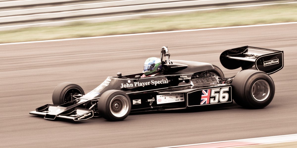 koni_global's tweet photo. It's been a week since we showed a #JohnPlayerSpecial on our stand at #TechnoClassica, and a few more weeks since this car raced around the track!
#KONI shock absorbers were fitted to this #Throwback classic!
#KONIimproved #tbt #racing #f1 https://t.co/Iey7dt9yCQ
