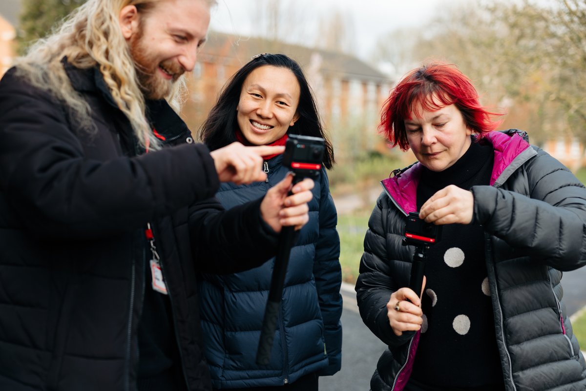 UniOfHull's tweet photo. We've loved hosting fellow partners of the Yorkshire and Humber Institute of Technology on campus today to introduce them to our 360 video technology.

We're proud to be working together to support the development of a highly skilled workforce for the region. 👍 https://t.co/Ol1al5yPXl