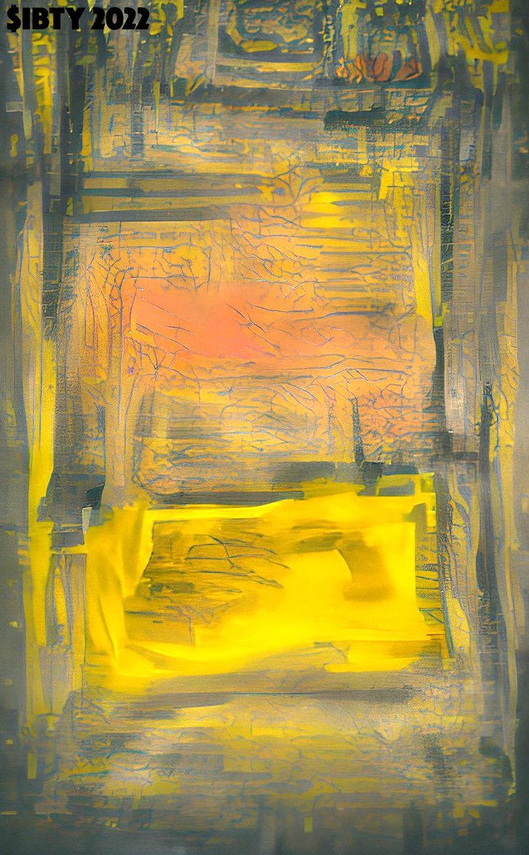 S_IBTY's tweet photo. $IBTY do #markrothko No.20 Yellow Expanse. #AIart #NFT #NFTs #OpenSeaNFT #PolygonNFTs #digitalart #generativeart https://t.co/gL93FpLPCR https://t.co/z8GBDkhcuQ