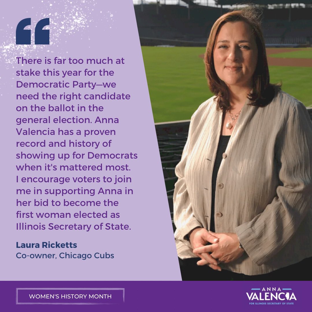 Our final #WHM tribute honors <a href="/LMRicketts/">Laura Ricketts</a>—whose activism &amp; work with orgs like <a href="/LambdaLegal/">Lambda Legal</a>/<a href="/HOWempowering/">HOW</a> has forever changed our community. As the 1st openly LGBTQ MLB owner &amp; cofounder of the 1st lesbian PAC, she’s broken barriers &amp; inspired many with her courage &amp; leadership!