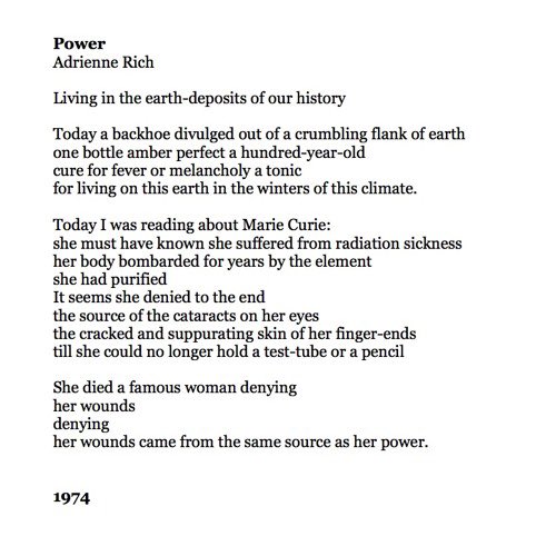 <a href="/Hanpeel/">Hannah Peel</a> <a href="/BBCRadio3/">BBC Radio 3</a> What a lovely idea. How emotional. The newest album quotes this Adrienne Rich poem ‘her wounds came from the same source as her power.’ RIP Mira 🙏🏿💥🎶🌹🎹