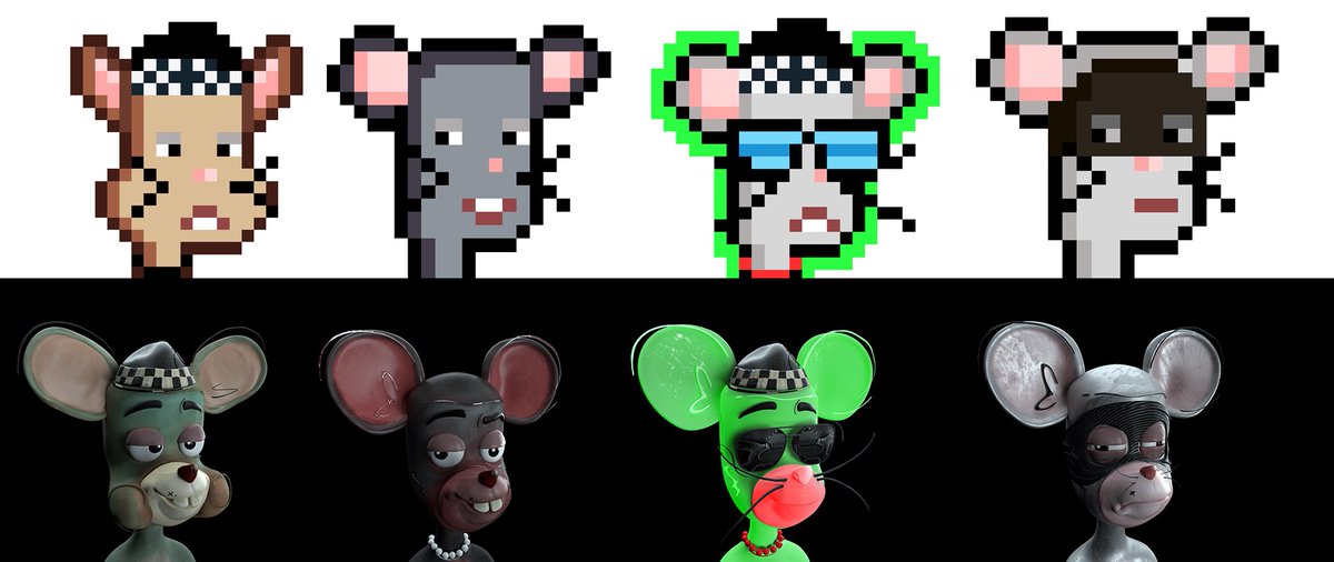 Anonymice3d's tweet photo. @Anonymice3d rendered most of @AnonymiceNFT traits and added some more . Say cheeth if you find your buddy here. 🔥🧀 https://t.co/Ypk7ESS0WM