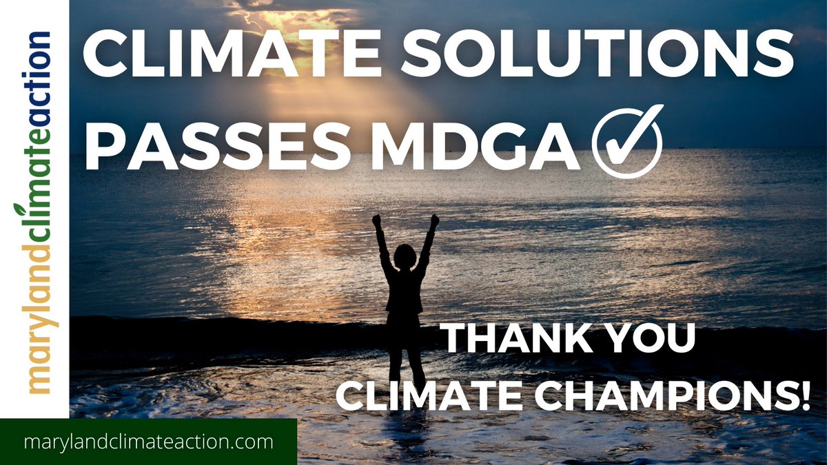 wearecasaorg's tweet photo. The House and Senate have concurred with Amendments on #ClimateSolutionsNow. Now, it's on @GovLarryHogan to push it past the finish line! #MDClimateAction #MDGA22 https://t.co/1PbjXd5sTX