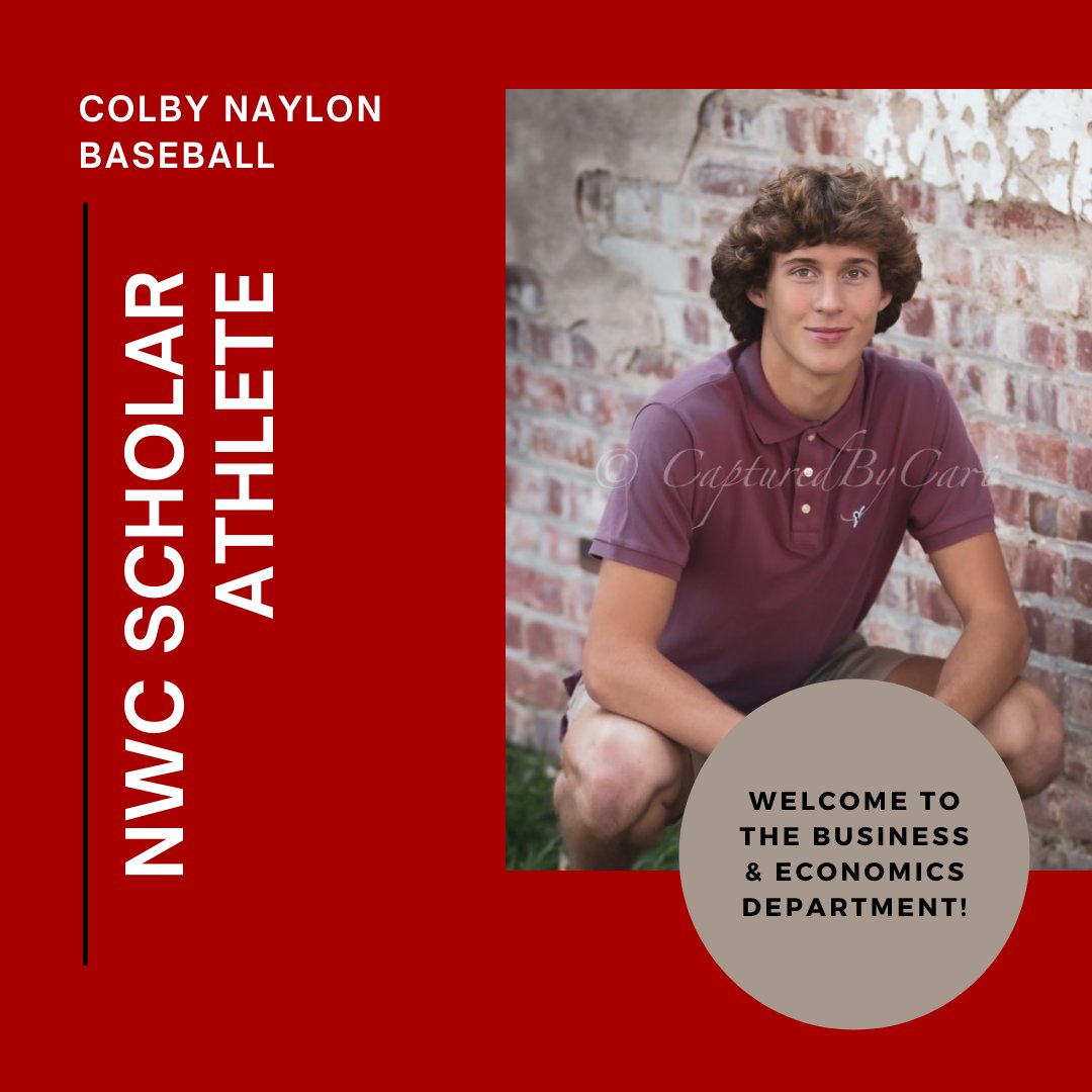 nwciowabusiness's tweet photo. We're excited to have Colby Naylon study with us next fall as he continues his baseball career with @NWC_baseball! #nwcbusecon #RaidersStandOut https://t.co/th758fpYIO