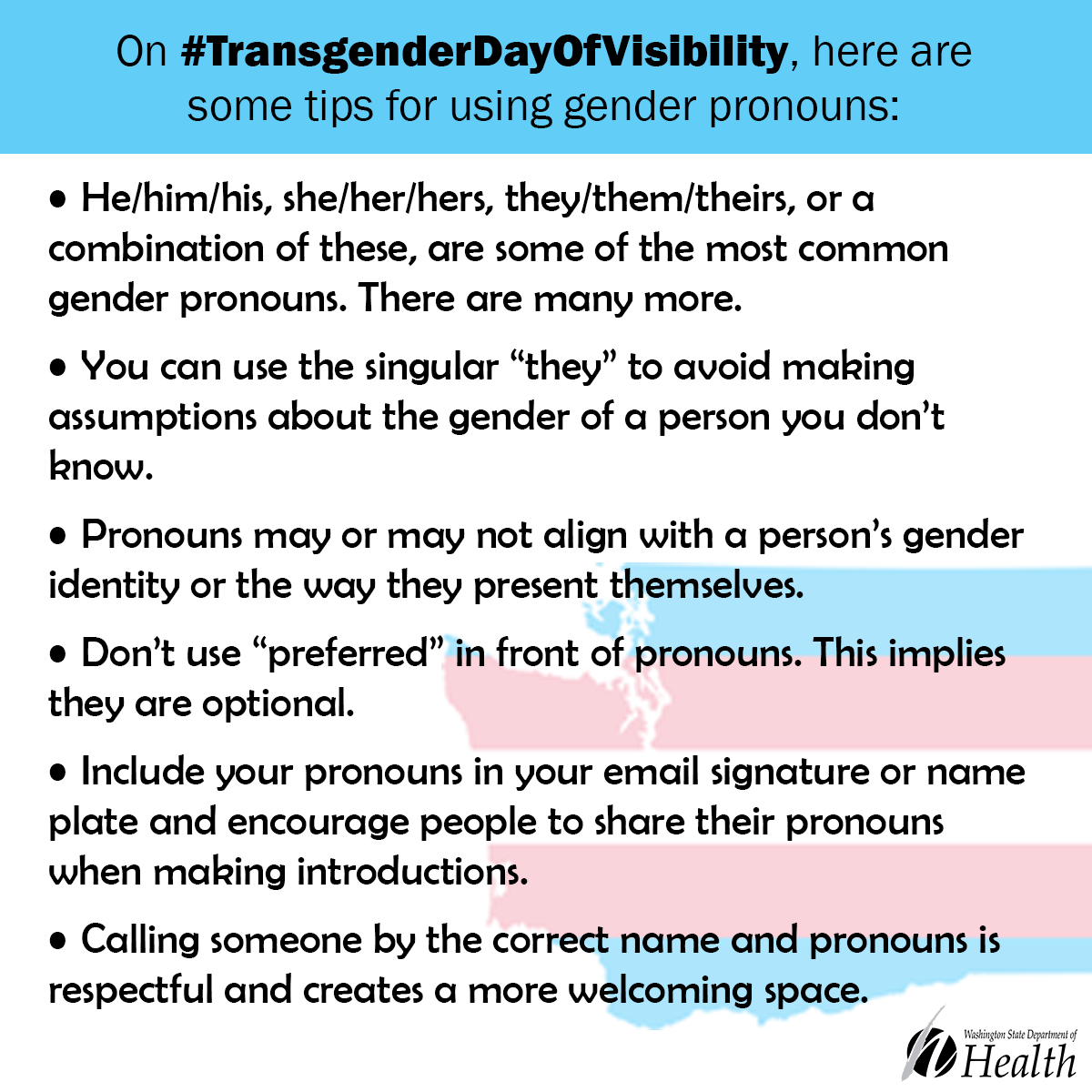 WADeptHealth's tweet photo. Gender identity is your own internal sense of self. It can be as a man, woman, combination of both, neither, or another gender altogether. An important way you acknowledge someone’s gender identity is to use their correct pronouns. https://t.co/dZXwbADD5o