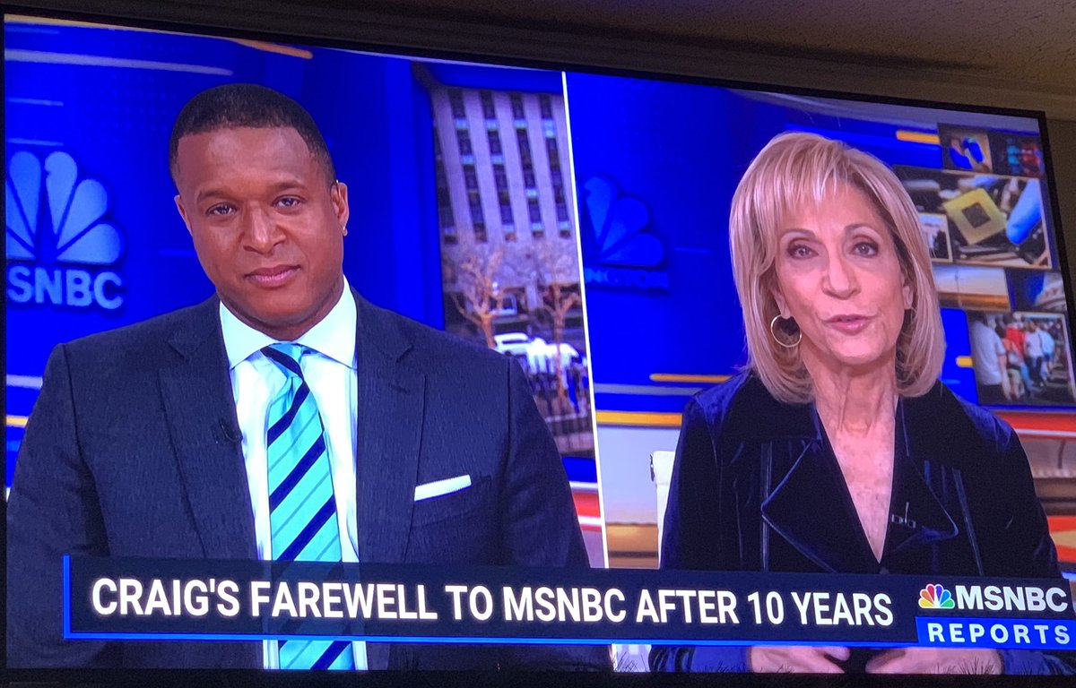 SarahNYCESQ's tweet photo. We love you @craigmelvin! You will be missed on MSNBC! https://t.co/V8HxBlO84t