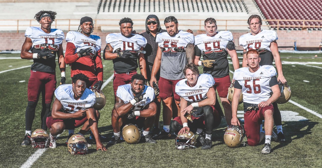 TXSTATEFOOTBALL's tweet photo. f o c u s

#TEAM  #EatEmUp https://t.co/WsOZNC7jfb