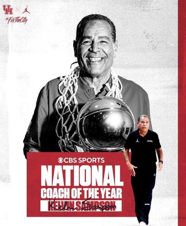 From <a href="/UHCougarMBK/">Houston Men's Hoops 🏀 🐾</a>: After leading the University of Houston Men’s Basketball program to a record-setting 2021-22 season, Head Coach Kelvin Sampson was named the CBS Sports National Coach of the Year on Thursday.