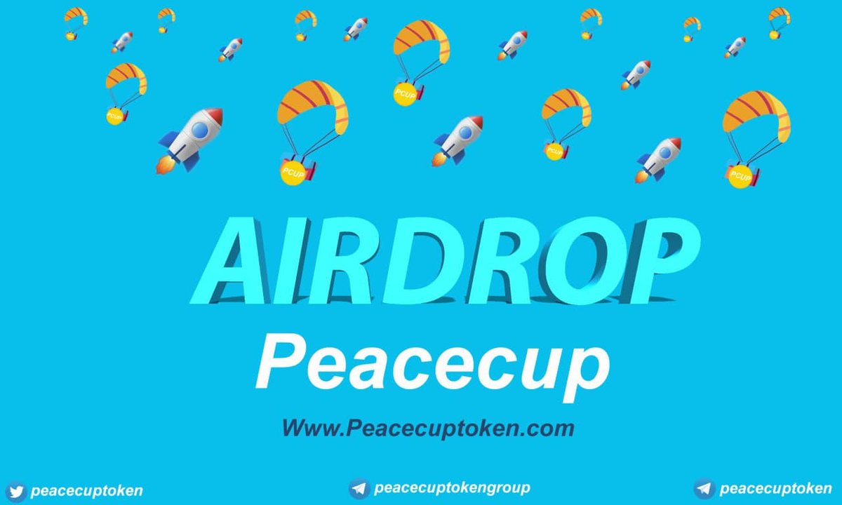 Peacecuptoken's tweet photo. 🎊Peace Cup Airdrop

💵Reward:1000PCUP
👥Referrals:200 PCUP
👩‍👩‍👧‍👧Winners: all users!

🔗Airdrop Link:
https://t.co/QGTlcdaAre

📢Tasks:
💠Join https://t.co/z1L9mMY89x
💠Join https://t.co/yxmJqfUloX
💠Join https://t.co/507W8FgZTa
💠Follow https://t.co/W2p1qF7bV7, Like &amp;RT pinned post https://t.co/OhUZLjM4qq