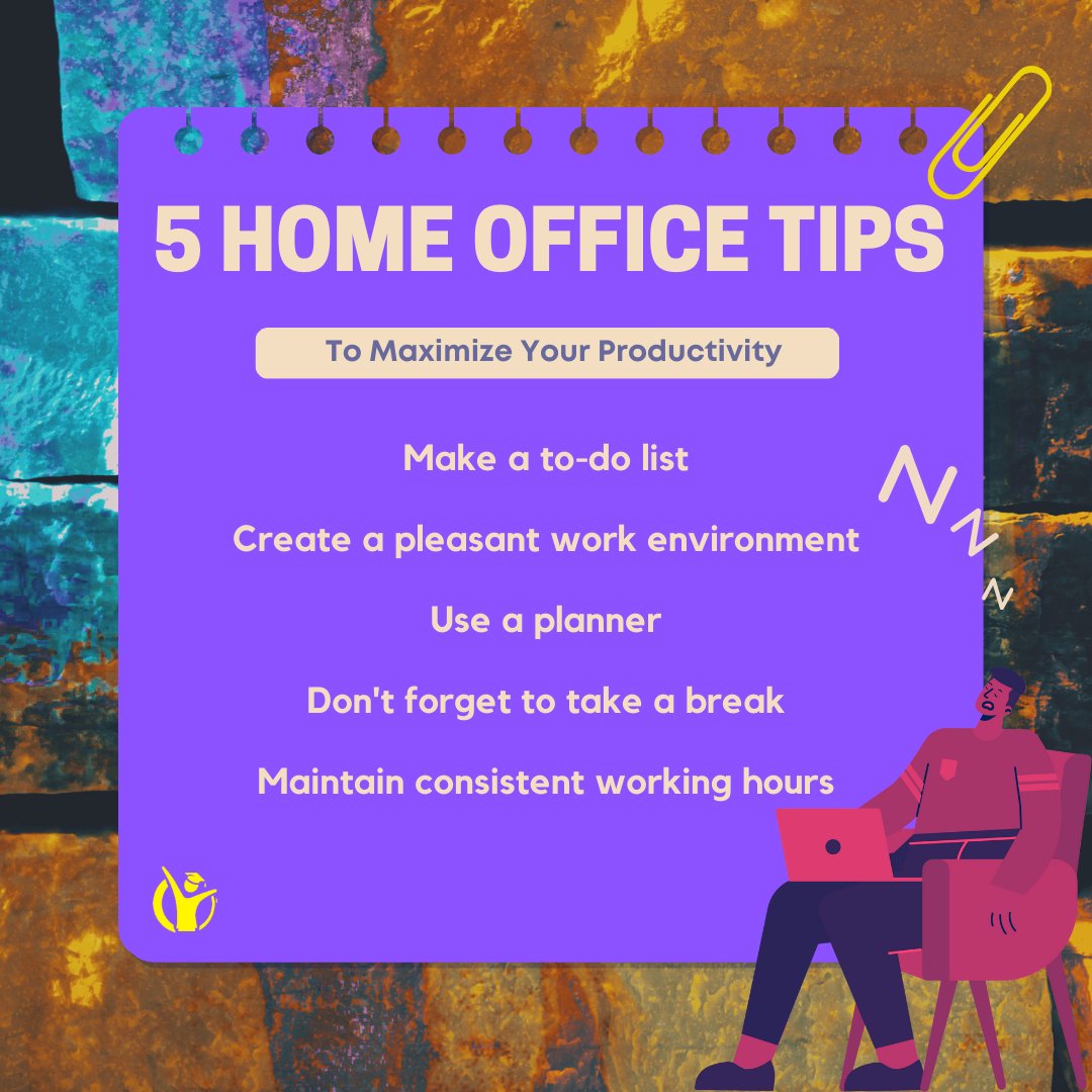 Follow these 5 tips to work from home and maximize your productivity.

#TNAALcommunity #adultlearners #onlinedegree #careeradvancement  #virtuallearning #virtualstudy #virtualservices #virtualtutoring #digitallearning #elearning 
#elearningsolutions