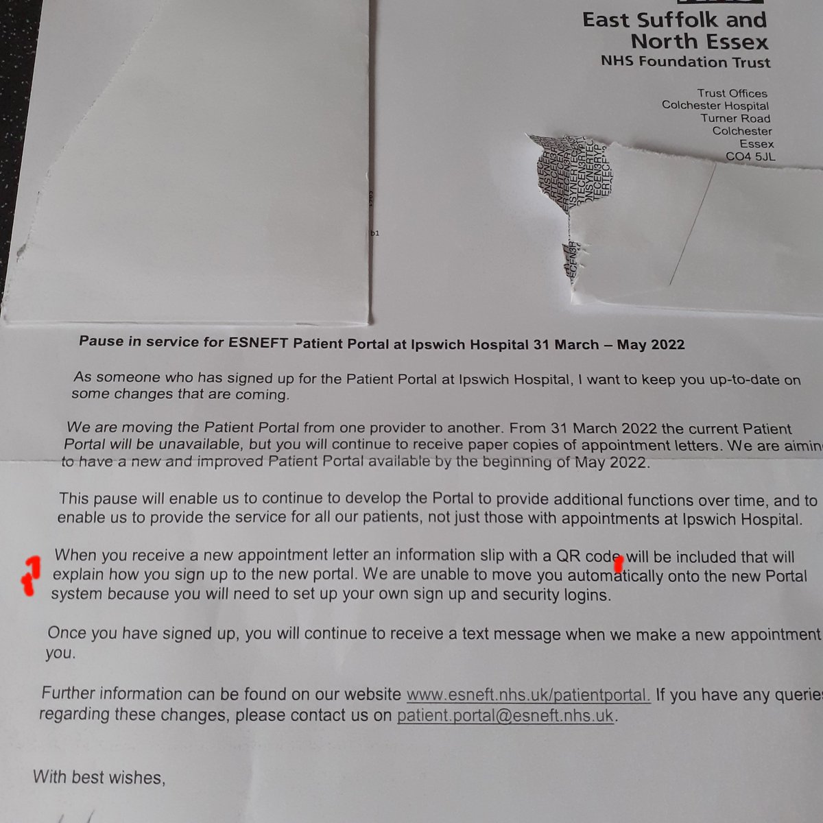 GardenerSpike's tweet photo. What's this new fresh hell? No Patient Portal til May then new login using a QR code. I don't want to scan my life, use my phone incessantly. Digital ID'S... #NoQRcodes #PersonNotANumber #Digital https://t.co/dBiT2o7KP6