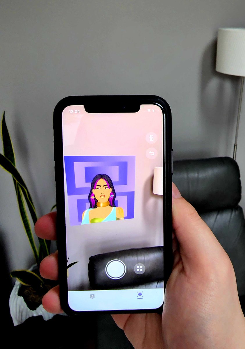 LyfeAR_app's tweet photo. This #WoWgalaxy looks stunning on the wall IRL 🤩 @worldofwomennft #worldofwomengalaxy https://t.co/zdtKpemqrQ