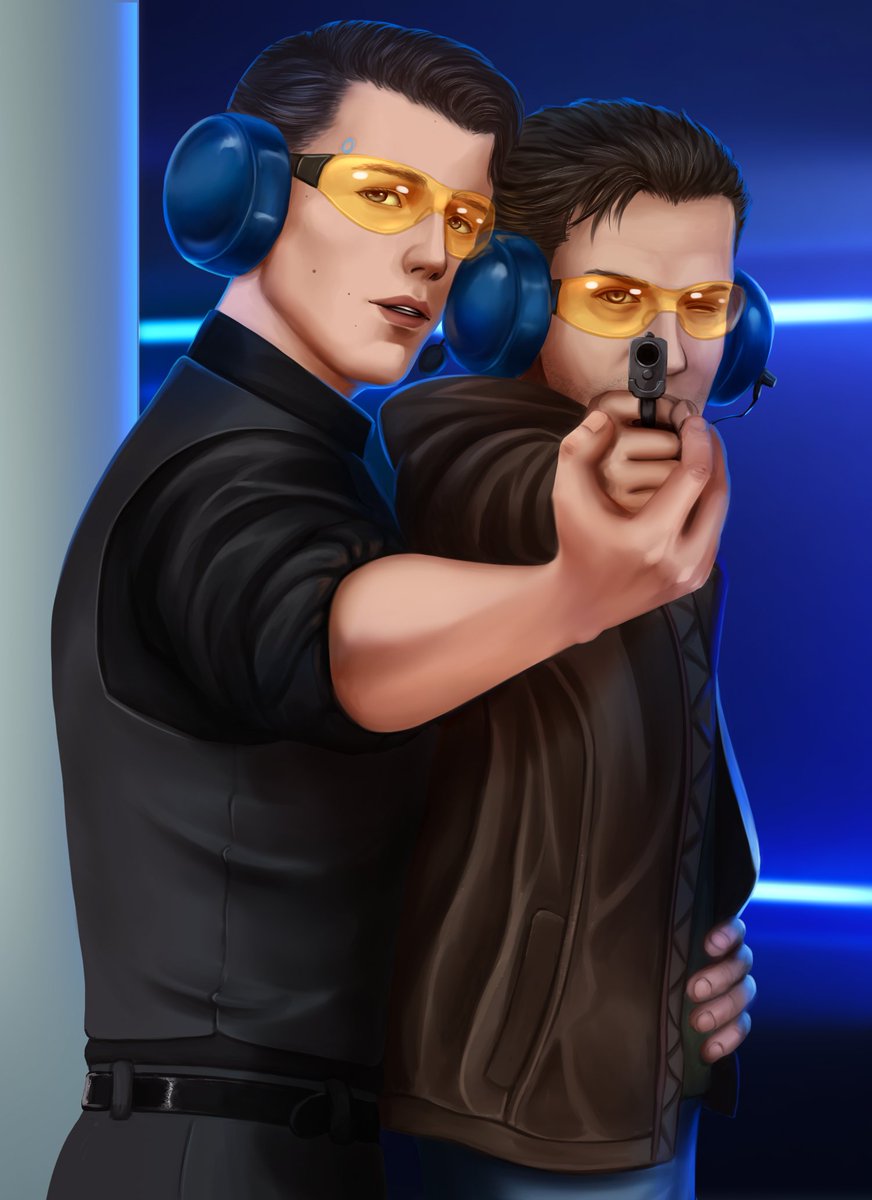 desakuro's tweet photo. Postcard for  IM_POSTER REED900 EVENT
💙🖤

I love those "teaching" moments when there's a poignancy.
___
#reed900 #rk900 #GavinReed #Gavin900 #900Gavin #IM_POSTER #IM_REED900_KINK #REED900_KINK #IM_REED900 https://t.co/q2c2g8AmaS