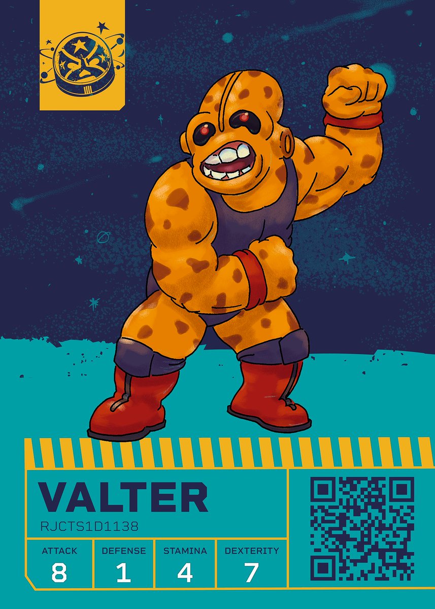 wrejectsnft's tweet photo. A powerful and dangerous fighter with the misfortune of a soft melon 🧠

Valter makes every match a thrilling event, as he wades into danger ready to trade blows until the bitter end!

#NFTCommunity #NFTdrop #nftart #NFTProject #NFTCollection https://t.co/5BCOZYWAGN