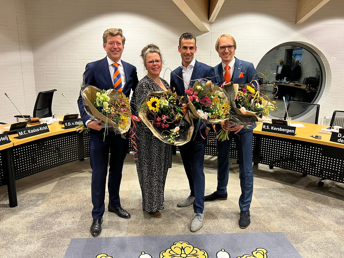 Team <a href="/VVD_BR/">VVD Bodegraven-Reeuwijk</a> #Bodegraven #Reeuwijk klaar voor een nieuwe raadsperiode.
