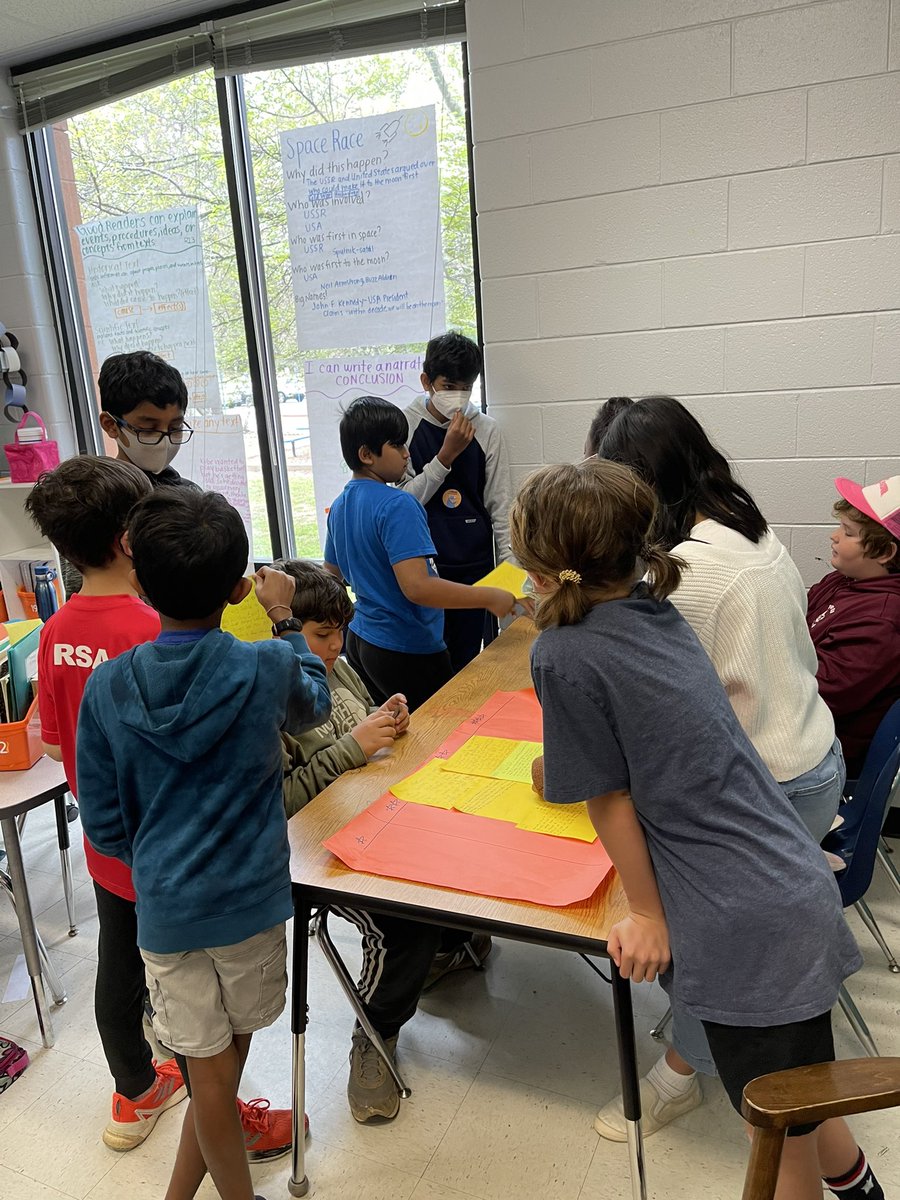 TeachChilds's tweet photo. Amazing conversations from students about scoring constructed responses from our test prep unit! Proud of these scholars! #microprogressions @NPESprincipal @Margaret_Mathas @mszarzournpe @npepanthers https://t.co/74uZuQFDMq