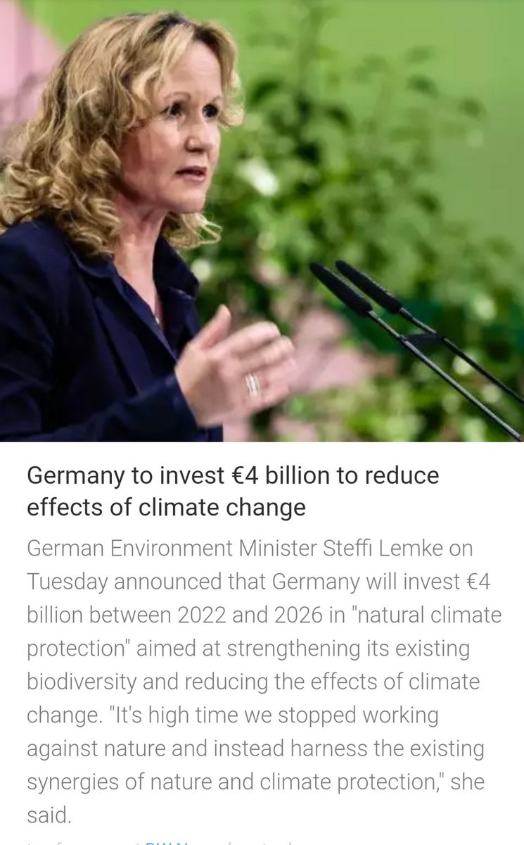 SadhguruJV's tweet photo. Germany’s leadership in ecological restoration is a fantastic example of its commitment to the wellbeing of its people &amp; the planet. May this commitment inspire the rest of EU and the world to follow suit. Best Wishes. -Sg @SteffiLemke @OlafScholz @cpsavesoil
#SaveSoil https://t.co/QsUcwwdkwQ