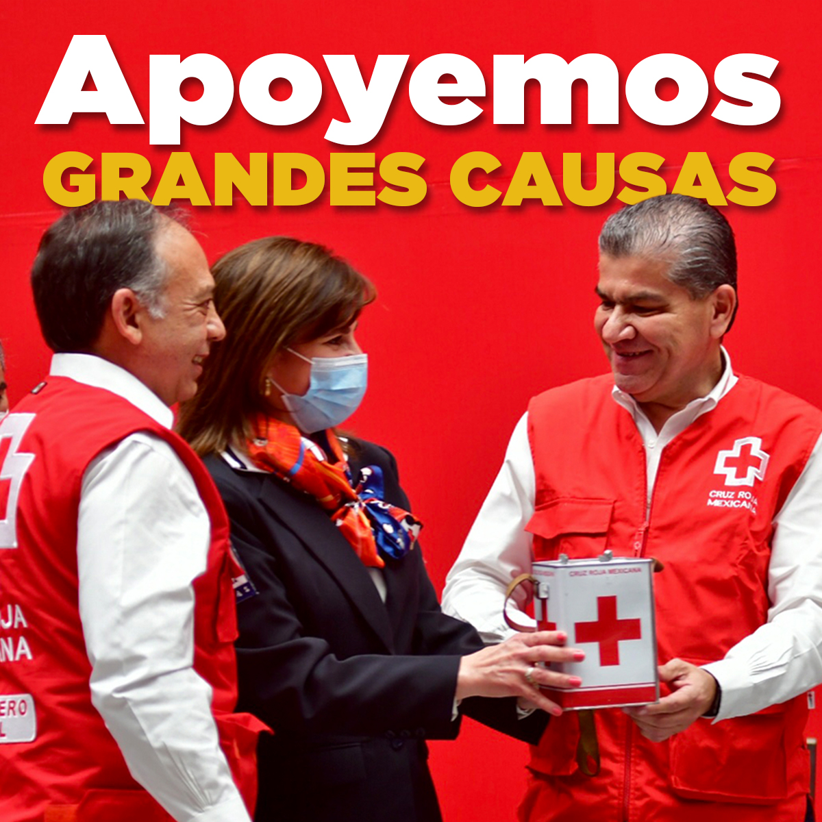 Los coahuilenses somos solidarios, ¡demostrémoslo! 
Hoy quiero reconocer la labor que diariamente realiza la familia de la <a href="/CruzRoja_MX/">Cruz Roja Mexicana IAP</a>: médicos, enfermeras y voluntarios que nos protegen y cuidan cuando más se necesita.