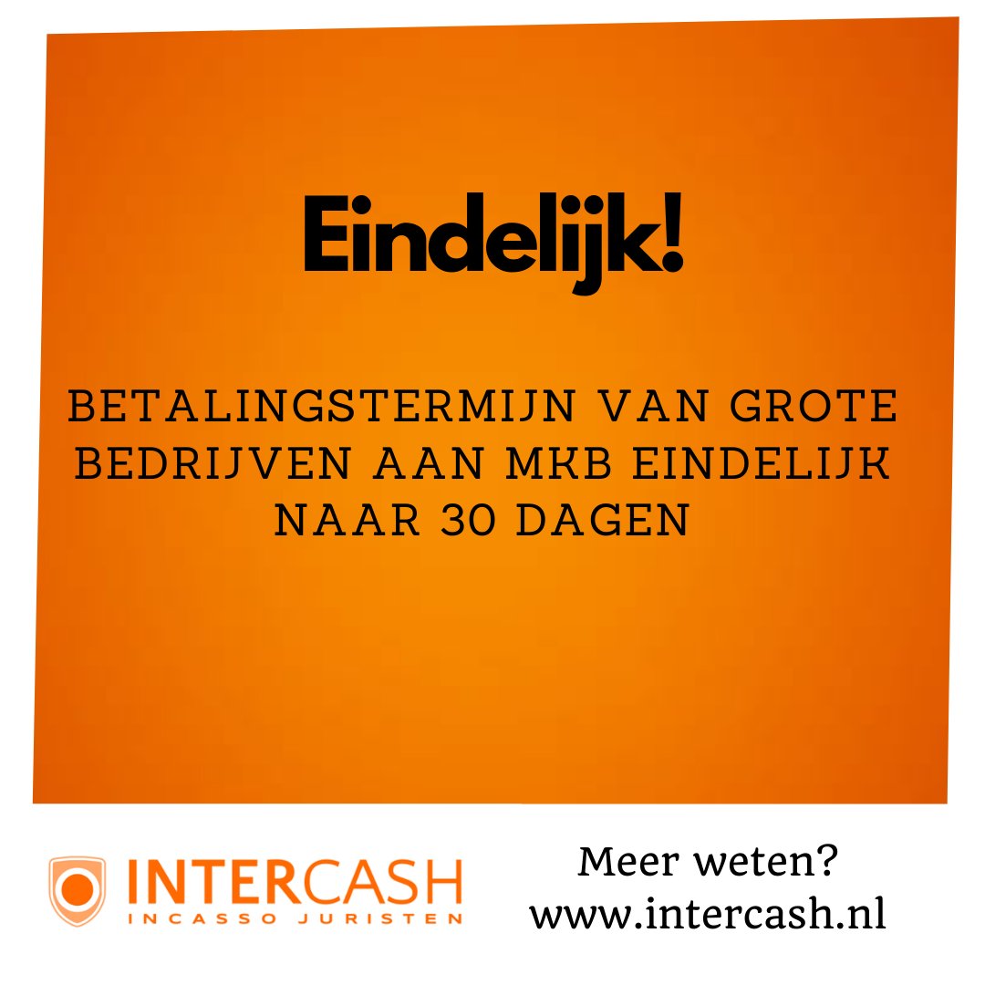 Bijna is er unaniem ingestemd in de Tweede Kamer met het wetsvoorstel dat de wettelijke betalingstermijn verkort. MKB-Nederland is blij dat grote bedrijven de rekening van hun mkb-leveranciers straks binnen 30 dagen moeten gaan betalen.