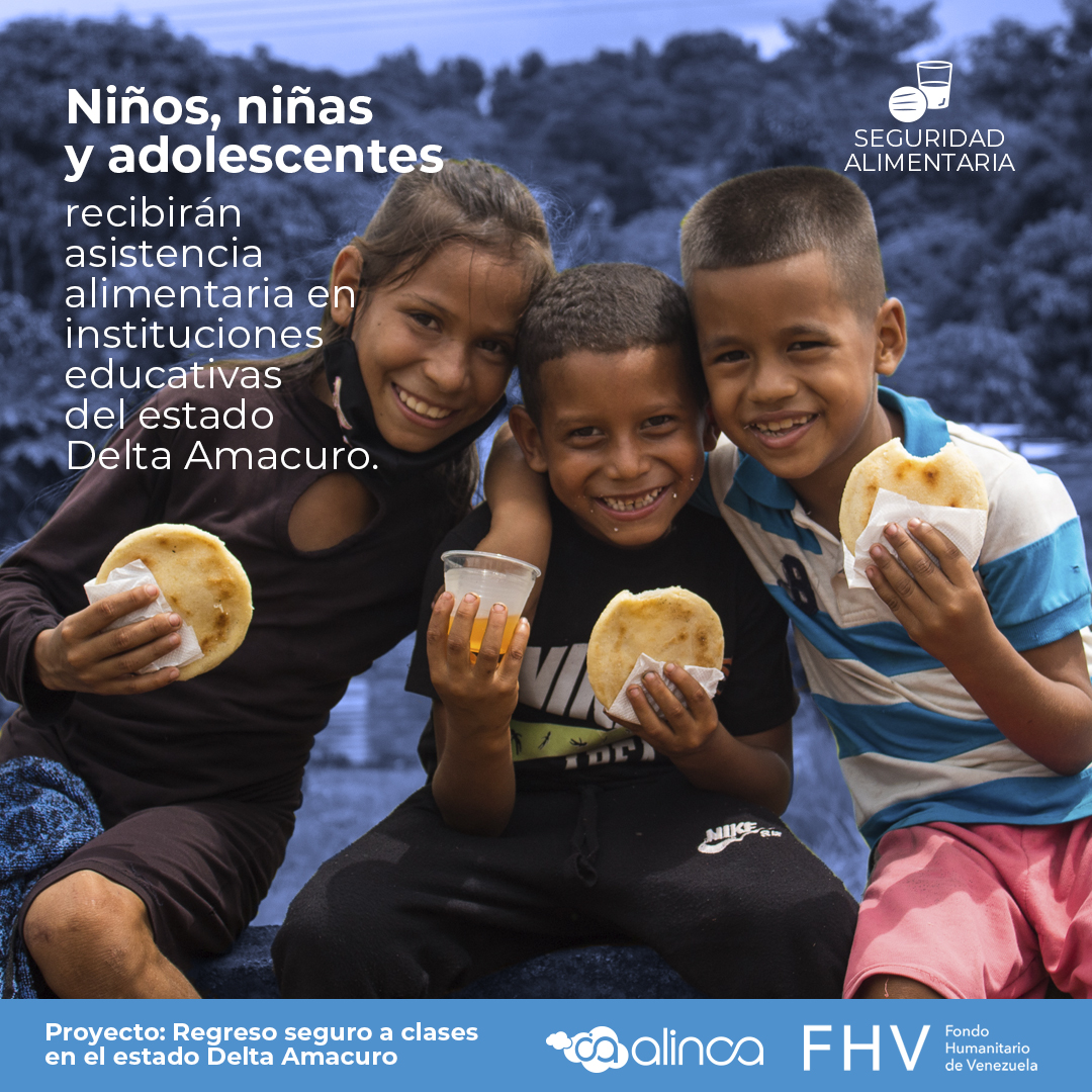 AlincaVzla's tweet photo. Desde Alinca damos la bienvenida a nuestro programa: Regreso seguro a clases y prácticas esenciales para la vida 🏫👧🧒

Con el apoyo del Fondo Humanitario de Venezuela @OCHA_Venezuela  llevaremos a cabo programas humanitarios en la instituciones educativas de #DeltaAmacuro https://t.co/jvSEx99gnT