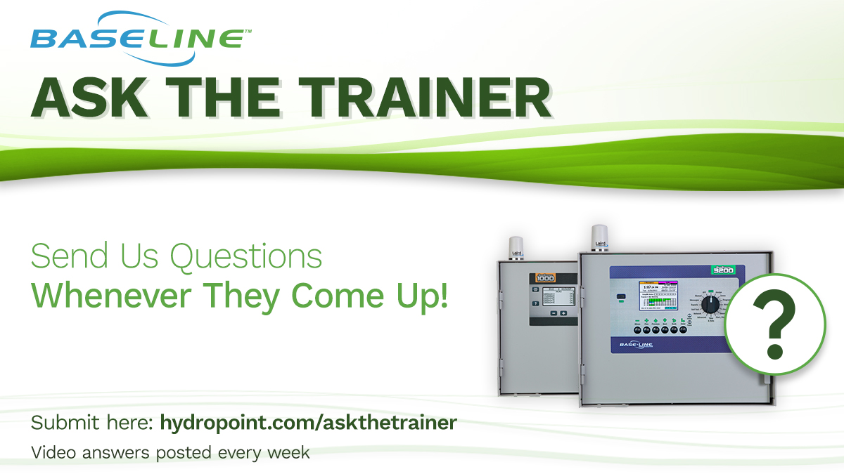 Water_Geeks's tweet image. We’re here to help! Drop off a ❓ for Baseline’s Training Manager Dan Conger. 

Ask a question here: bit.ly/3Hwi3Xm 

#baseline_irrigation #hydropoint #smartwatermanagement #irrigation #smartirrigation #protectthespec #respectthespec