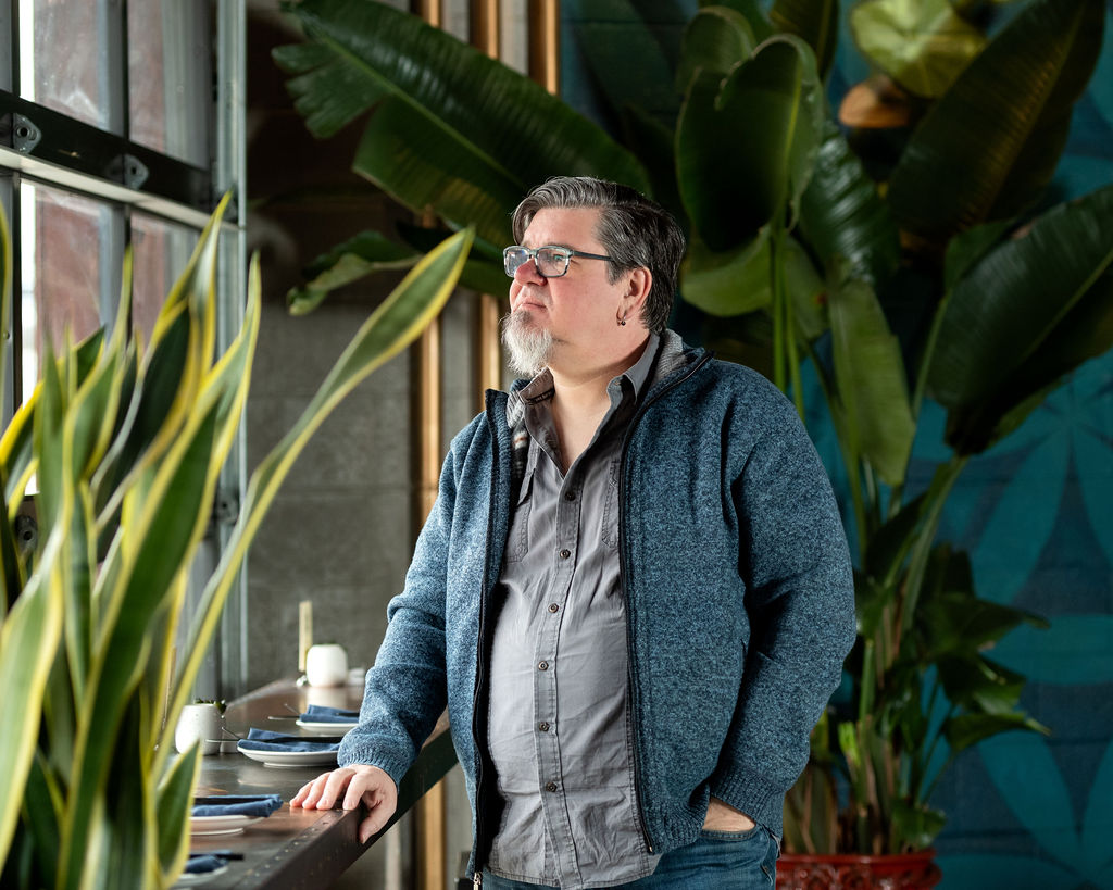 MadeInGSO's tweet photo. Tal Blevins never grew out of his love of trying new things. That is how he became a restaurateur. https://t.co/k8Wggo5EqY #soGSO #MadeinGSO https://t.co/WAiQkFEm8E