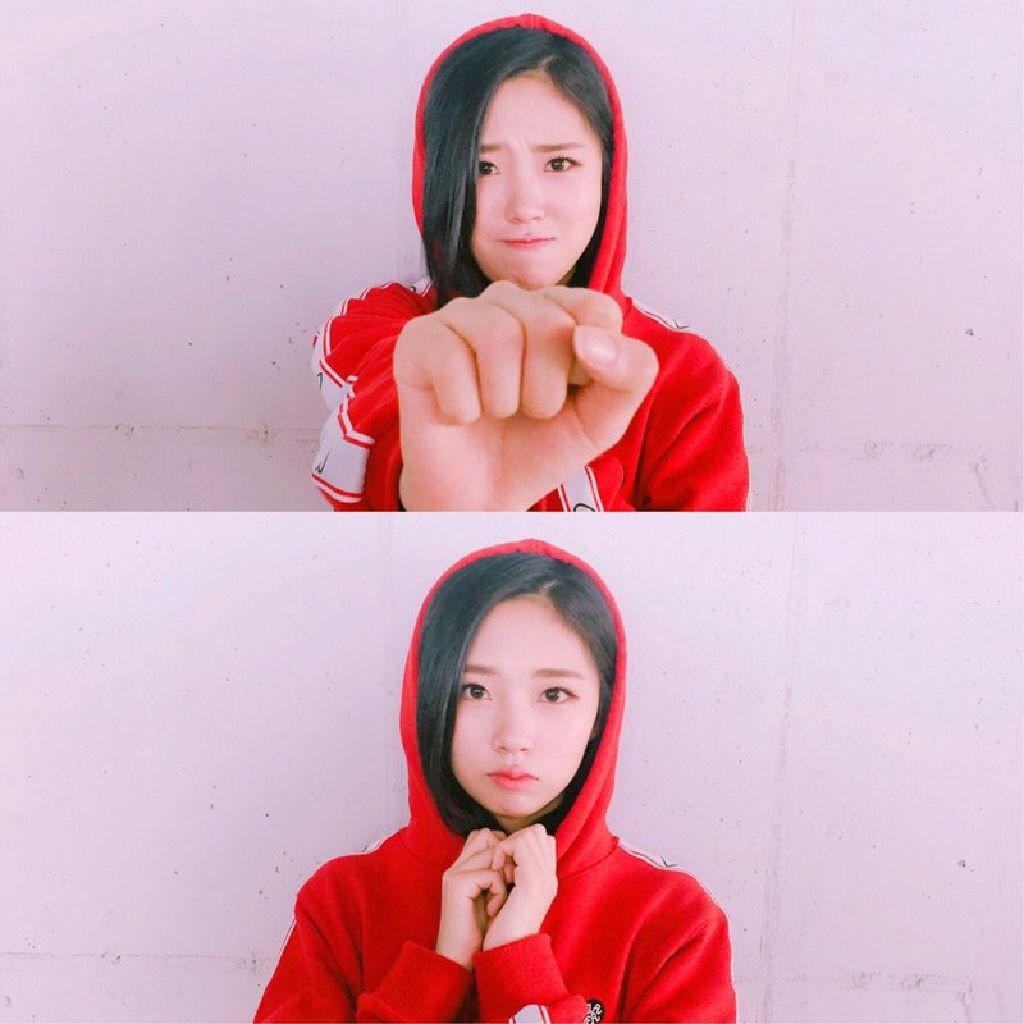 IrehSimp's tweet photo. eunseong just uploaded a new picture omg!! look how cute she is 🤧 i hope she debuts soon! #365practice https://t.co/7SnveEmmkU