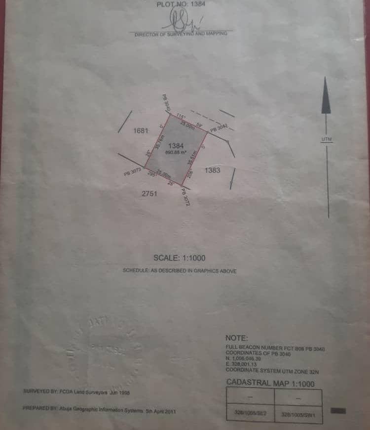RoyalPropertie3's tweet photo. RESIDENTIAL LANDUSE LOCATED AT JAHI DISTRICT ABUJA FOR SALE: 
Details...

* Plot No: 1384
* Plot Size: 890sqm
* Location: Jahi District, Abuja 
* Title: CofO

Price:₦75 Million https://t.co/OxrE8A1BOb