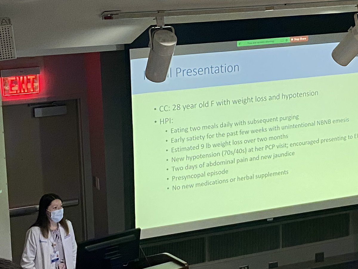 AimeeZaas's tweet photo. Dr. Courtney Dominguez teaching us diagnostic reasoning during her #CohenConference @IMResidencyDuke #dukefamily https://t.co/15wpHE7JkU