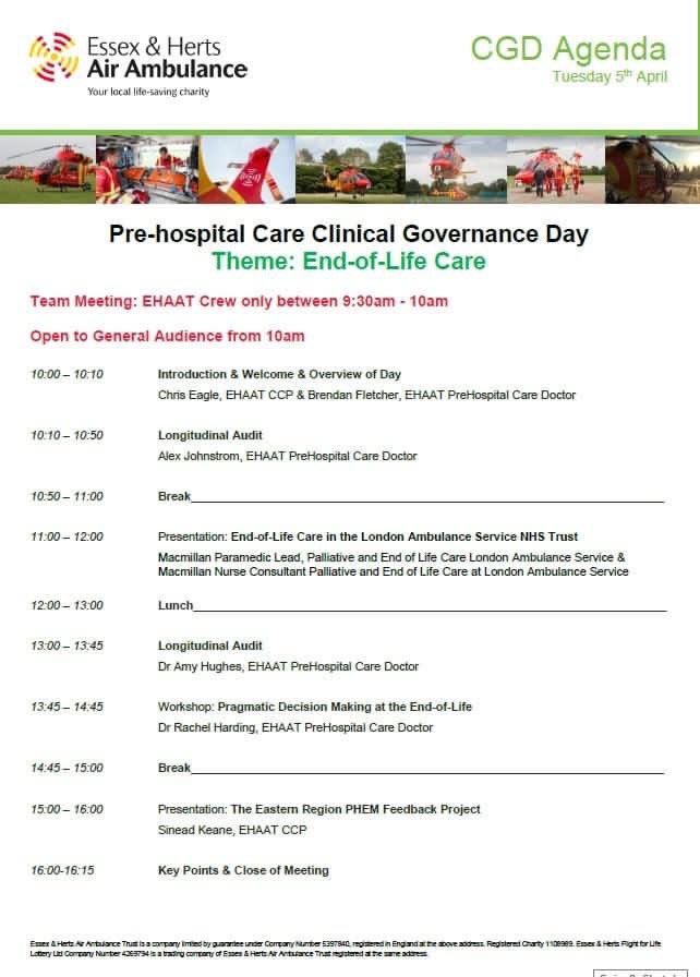 LisaRamage's tweet photo. Come join us for the April @EHAAT_ Clinical Governance Day: theme this month is end of life care. Sign up here: https://t.co/QCTctYa9Az https://t.co/OoVkpSmgSi
