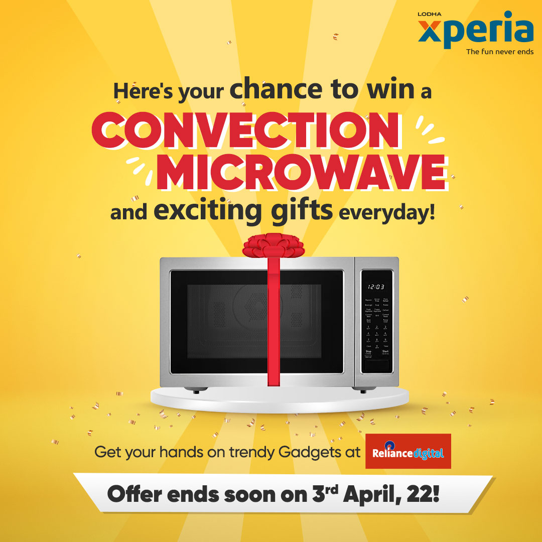 xperiamall's tweet image. This Electronic Fest, don't forget to shop at Reliance Digital and stand a chance to win exciting gifts like a microwave. Hurry now, the offer ends on 3rd April!

#XperiaMall #ElectronicsFest #RelianceDigital #Deals #Offers #Dombivli #Palava