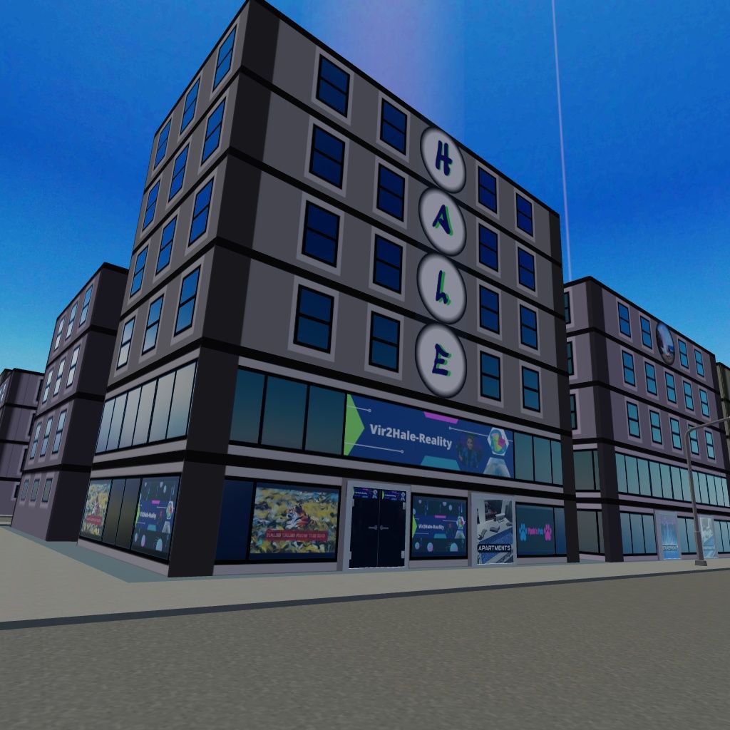 Vir2HaleReality's tweet photo. I've got 4 floors above my storefront on Kai-Lan Road now, cant believe how long it took me to find the letters I liked haha, but I think it looks so pretty. @Multiverse_FTL #Multiverse #infiniverse #VirtualReality #OculusQuest2 #MetaQuest2 #Vir2HaleReality #NFT #Storefront https://t.co/BB2MvgQFN8
