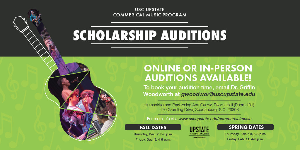 USC Upstate Commercial Music Program (USCUpstateMusic) / Twitter