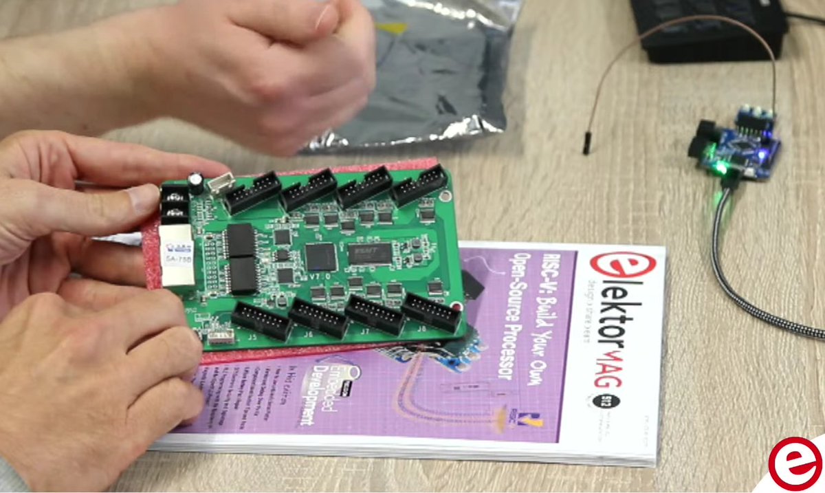 Elektor's tweet photo. Elektor Lab Talk : Episode I - A journey into the unknown -  https://t.co/aUrWnQ3OPD  
#elektor #electronics #engineering #fpga #riscv #programming #devboards https://t.co/H6yuCSg9IO