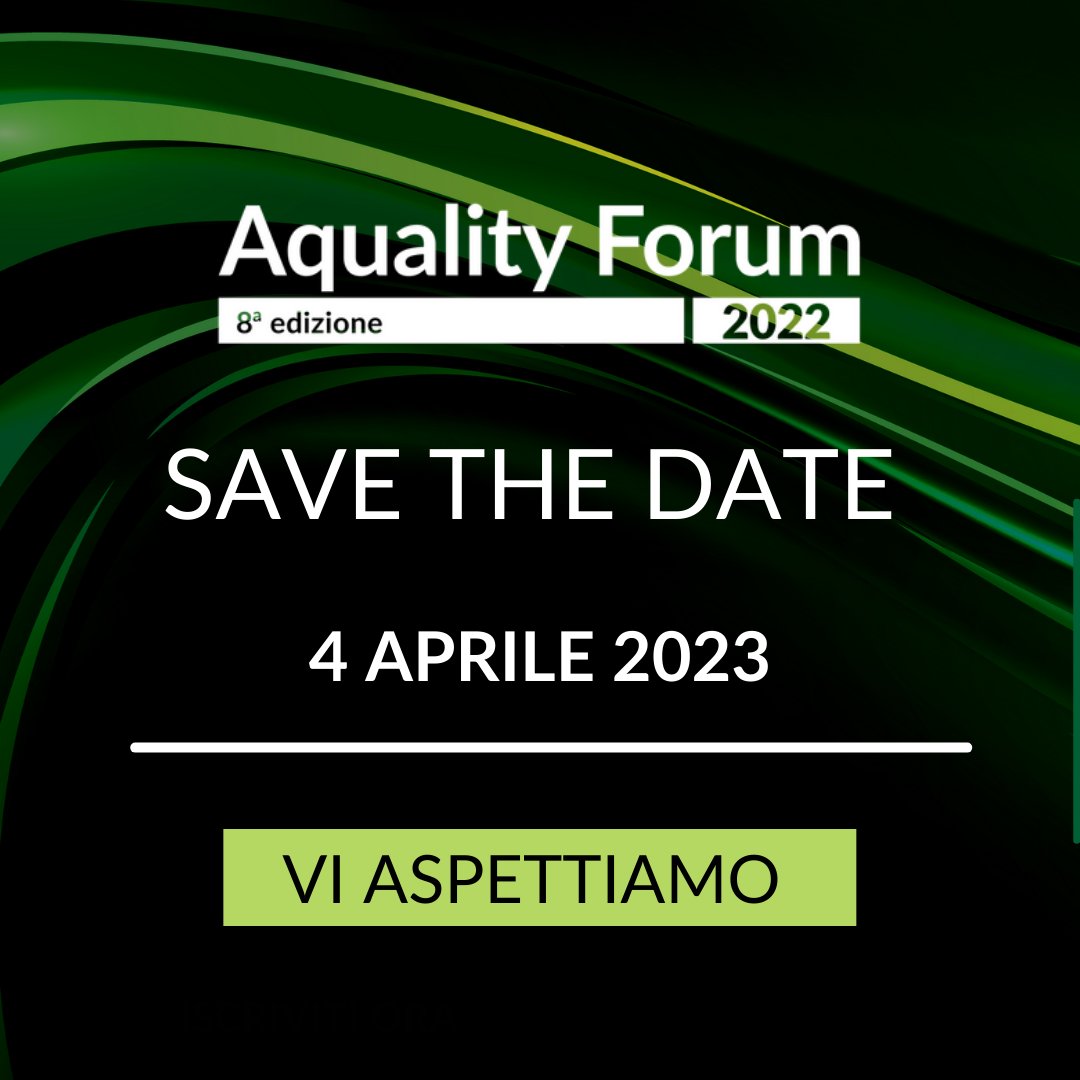 ❌ Si è concluso la prima giornata di AQUALITY FORUM 2022 ❌ Grazie a tutti gli speaker e ai partecipanti per avere aderito a questa iniziativa! Vi aspettiamo il 4 Aprile 2023 per una nuova edizione! 🚀 #AqualityForum è un evento di IKN Italy