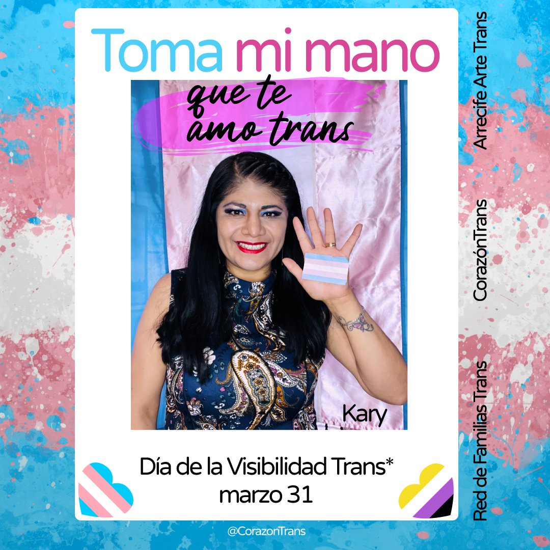 CorazonTrans's tweet photo. Toma mi mano, no estás sola, solo, sole #31MVisibilidadTrans #InfanciasTrans #OrgulloTrans #TomaMiMano https://t.co/rj7Npwd9XE