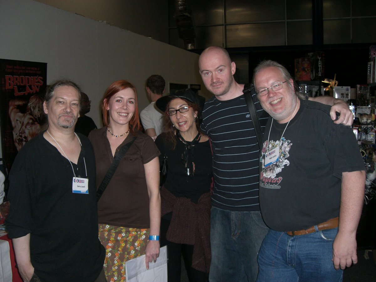 OldJackBurton74's tweet photo. RIP Garry Leach.  A brilliant artist and a brilliant friend. We put many a comic festival together. What a guy and what a loss. Big hearted, full of mischief and the best of craic. Thoughts are with Una, his family &amp; his many friends. Love you loads Garry. x https://t.co/Qi4Wf4ch85