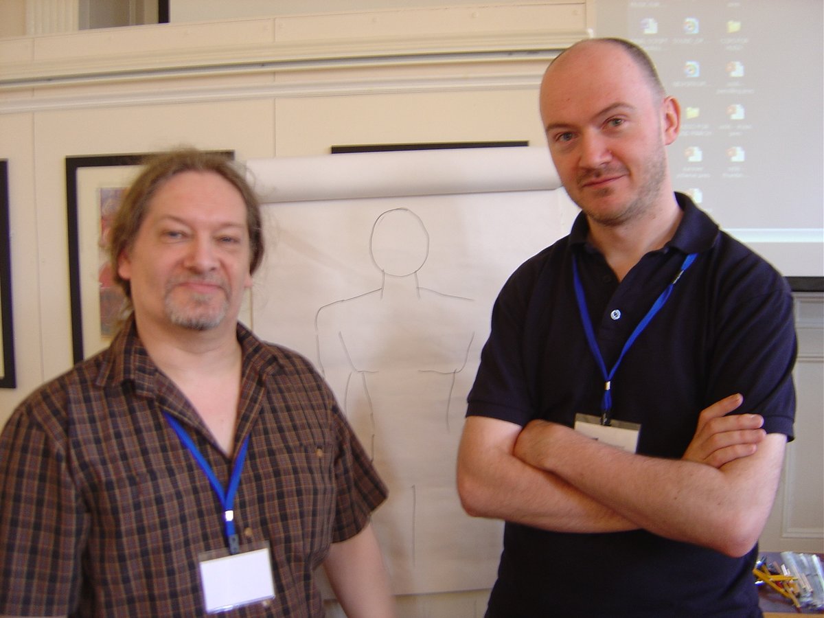 RIP Garry Leach.  A brilliant artist and a brilliant friend. We put many a comic festival together. What a guy and what a loss. Big hearted, full of mischief and the best of craic. Thoughts are with Una, his family &amp; his many friends. Love you loads Garry. x