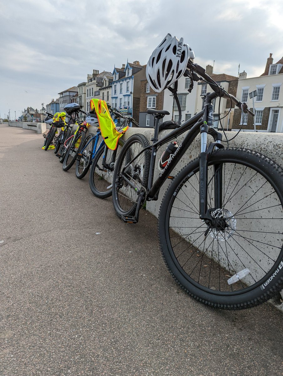 foundation_pace's tweet photo. Great to get the first 10 miler completed in our Widening participation project. Took in the lovely Deal Pier en-route. @BikeabilityUK @BikeabilityT @EmilyCcherry https://t.co/waCflJBN90