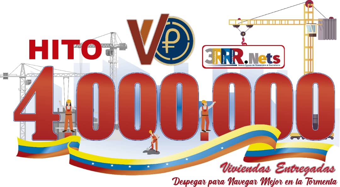 mippci_ven's tweet photo. #31Mar |🇻🇪📢 ¡ETIQUETA DEL DÍA! ▶️

#4MillonesYContando 

¡Viviendas para el bienestar del pueblo venezolano! https://t.co/glHx7rhaOL