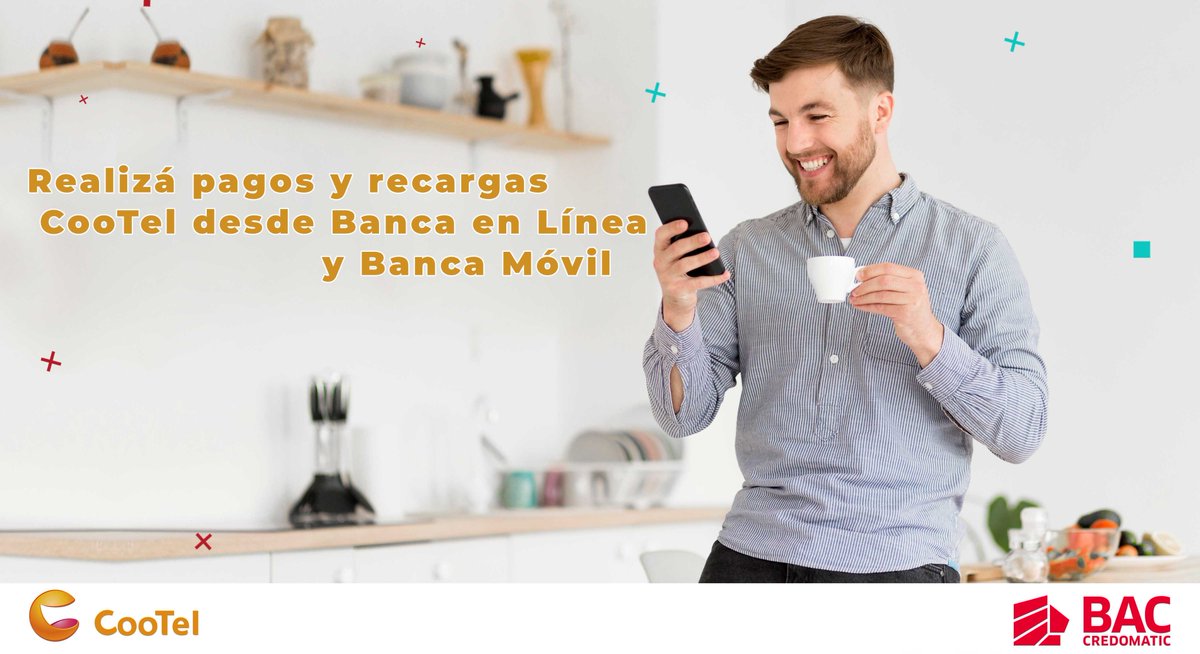 CooTelNi's tweet photo. Pensando en tu comodidad y seguridad, ahora puedes realizar pagos y recargas CooTel desde tu Banca en Línea y Banca Móvil.
#EnLíneaConTuVida. #Exploratumundo #CooTel #SinpreocupacionesSinlímites https://t.co/eLZmOWf07d