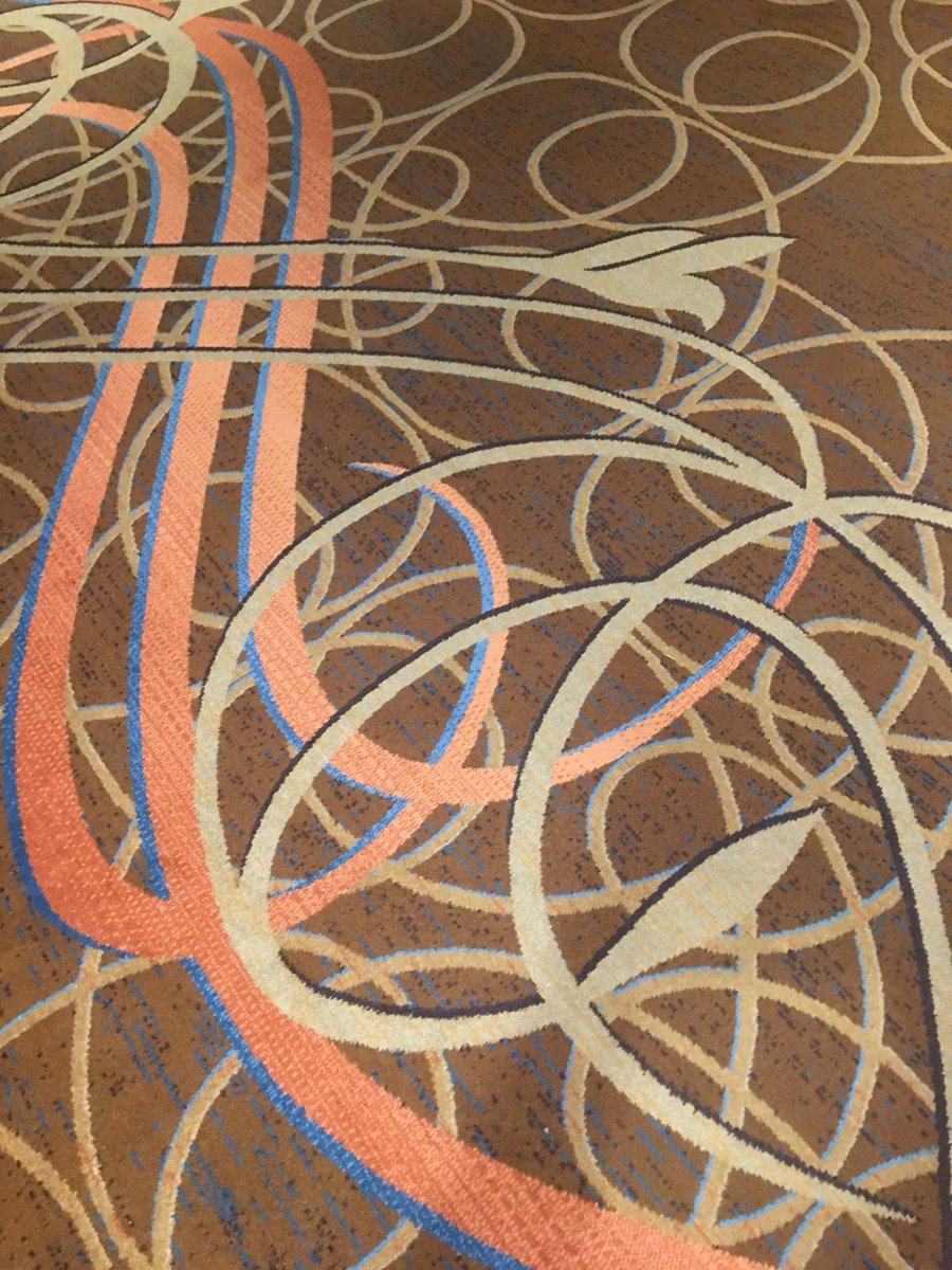 That hotel conference room carpet, how I have missed thee! #OAH2022