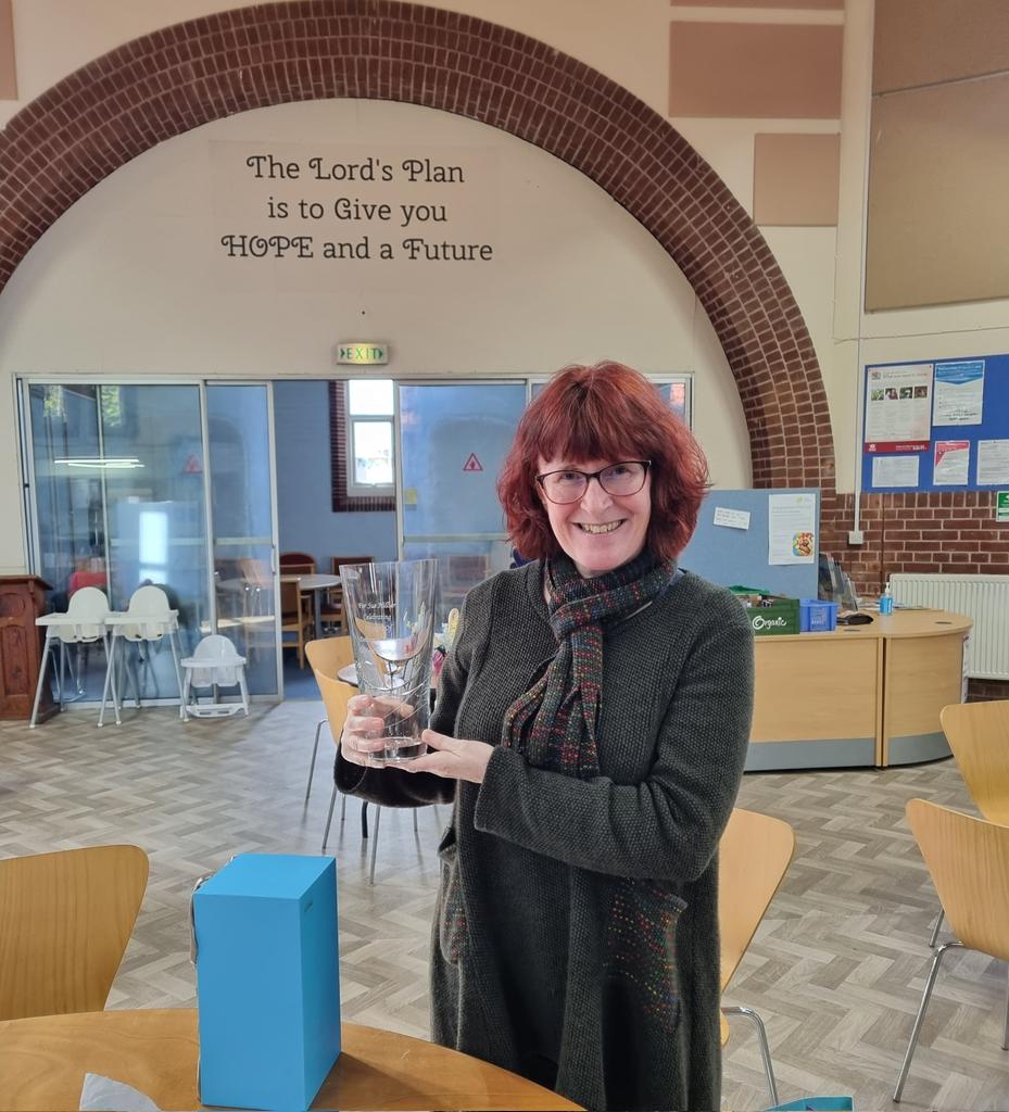 We would like to say a massive congratulations to Sue our wonderful Volunteer Manager who has served Hope Nottingham for an awesome 10 years! 🎉🥳 We are so grateful for your hardwork, bubbly personality and beautiful smile! Thank you for all that you do! 💜🎉🥳
