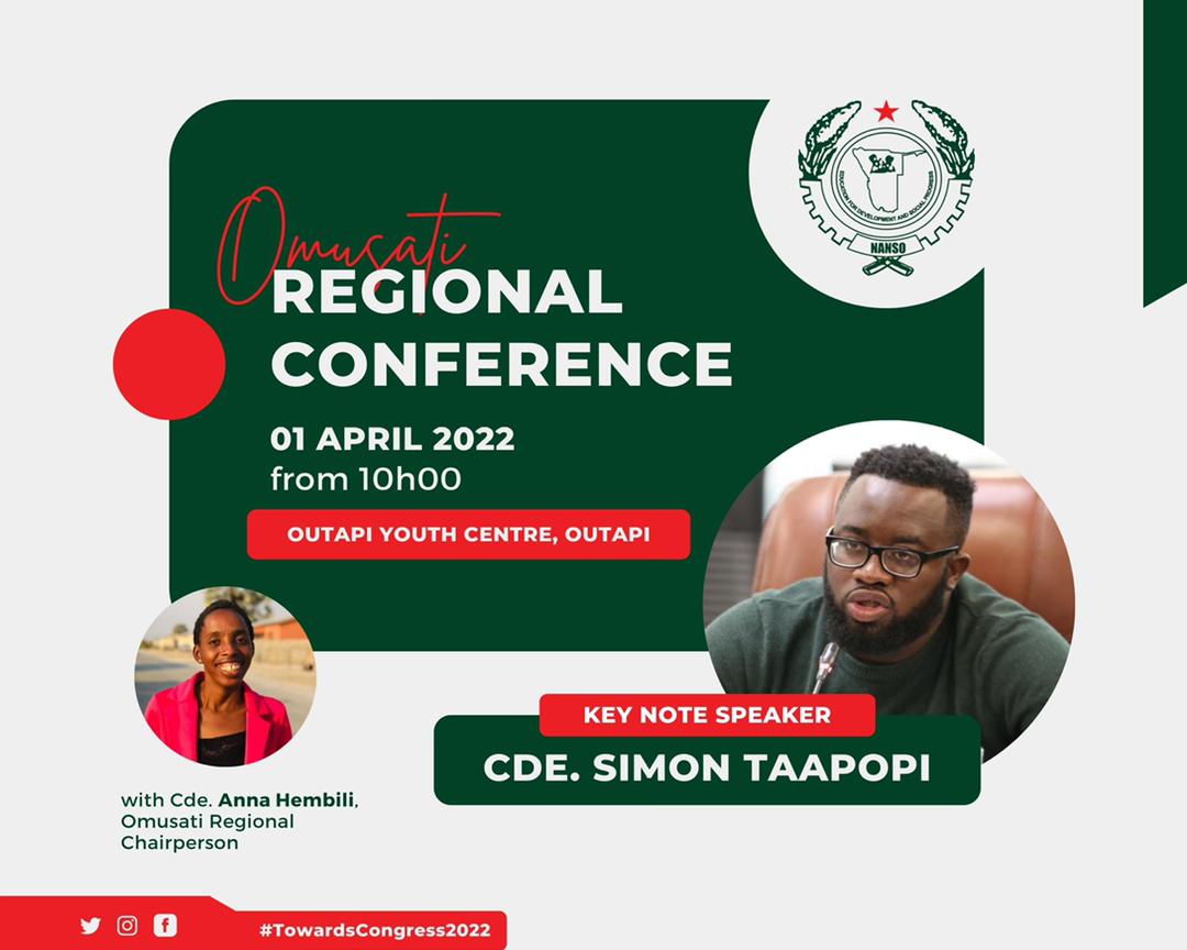 NANSONational's tweet photo. Omusati Region is up next!
Regional Conferences provide insight into issues faced by learners and students at regional level.
#RC09 #TowardsCongress2022 https://t.co/P3SrckaMwG