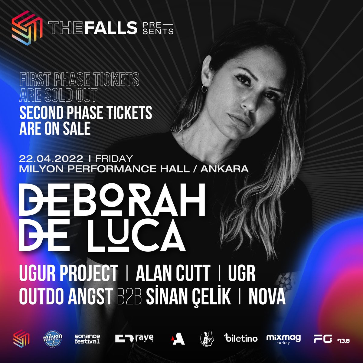 Deborah De Luca 22 Nisan Cuma
Ankara Milyon Performance Hall’ da!
Biletler Biletino.com’ da.